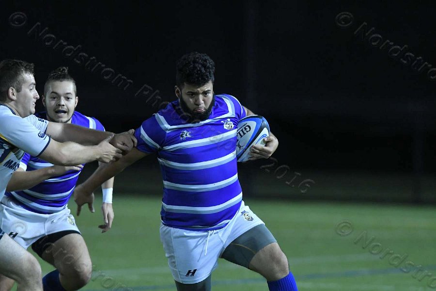 Wheaton Men\'s Rugby vs Mass Maritime.  Photo by Keith Nordstrom